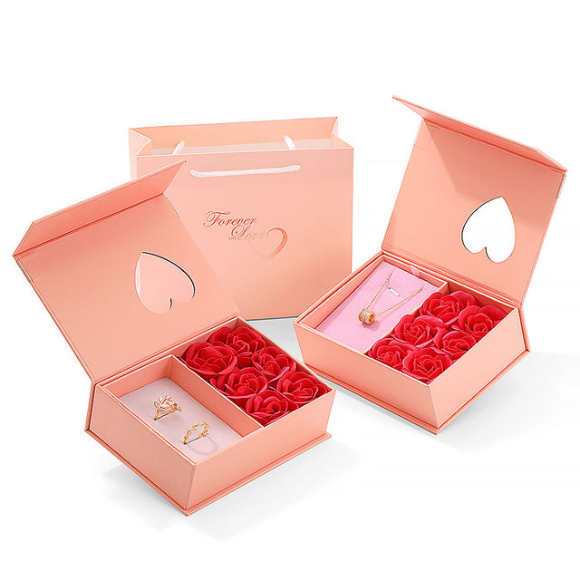 Magnetic switch for rose gift box