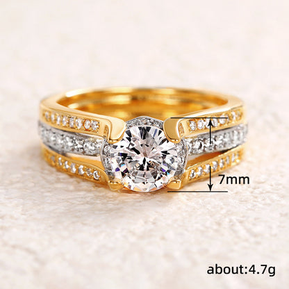Bague Arche · Zircon & Esprit Rétro