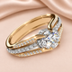 Bague Arche · Zircon & Esprit Rétro